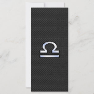 Carte Symbole de Libra Zodiac sur la déco de peau de ser