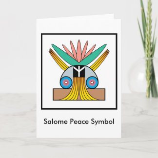 Carte Symbole de paix de Salome