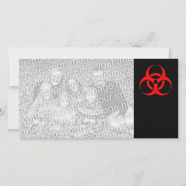 Carte Symbole de risque biologique (Devant)