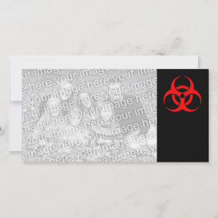 Carte Symbole de risque biologique
