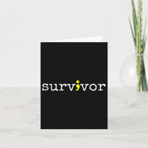 Carte Symbole de soutien à la sensibilisation au suicide