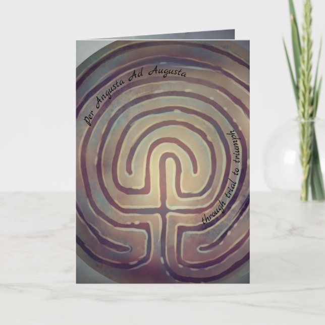 Carte Symbole du Labyrinthe à l'essai pour triompher (Devant)