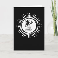 Symbole du zodiaque Vierge avec étoiles et soleil