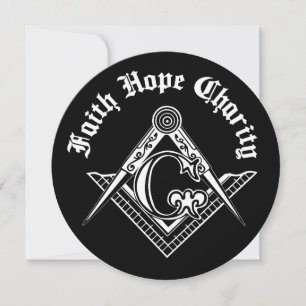 Carte Symbole franc-maçonnerie