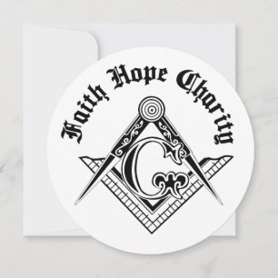 Carte Symbole franc-maçonnerie