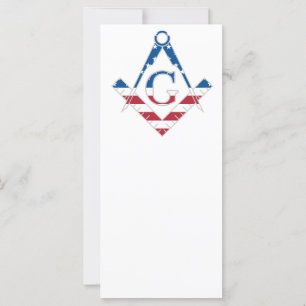 Carte Symbole Freemasonic des États-Unis
