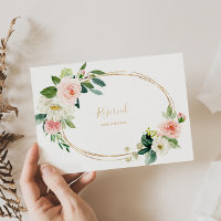 Symbole Géométrique Vert & Or Elégant Réservé