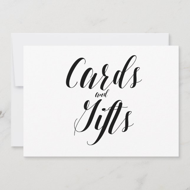 Carte Symbole Mariage Style de calligraphie "Cartes et c (Devant)