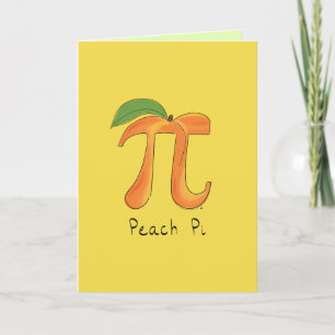 Carte Symbole Peach Pi Enseignant Math