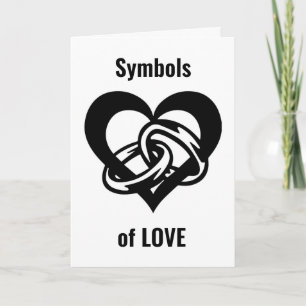CARTE SYMBOLES DE (NOTRE) AMOUR SUR NOTRE ANNIVERSAIRE