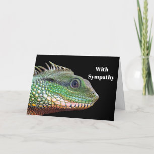 Carte Sympathie avec la photo de Wildlife Iguana