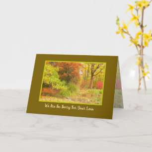 CARTE SYMPATHIE / COULEUR D'AUTOMNE
