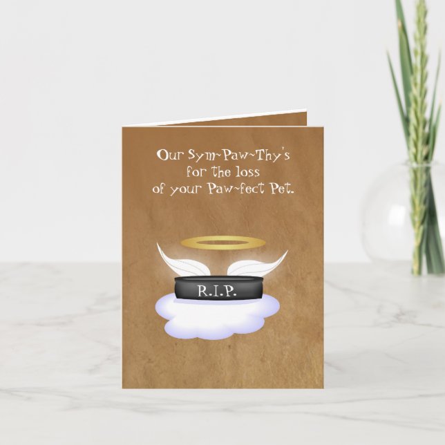 Carte Sympathie d'animal familier (Devant)