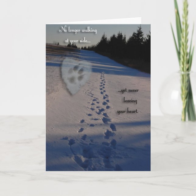 Carte Sympathie de chien (Devant)