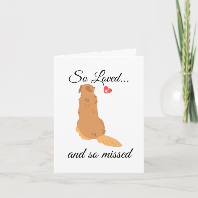 Carte Sympathie de chien imprimable - Téléchargeme (Devant)