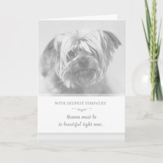 Carte Sympathie de chien - Le paradis doit être ma