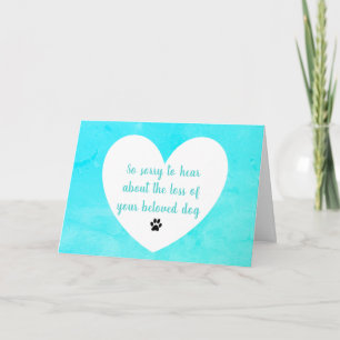 Carte Sympathie de chien par dalDesignNZ