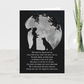 Carte Sympathie de chien spirituel