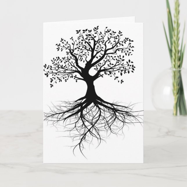 Carte Sympathie de l'arbre de vie (Devant)