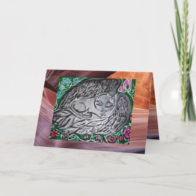 Carte sympathie du chat (Devant)