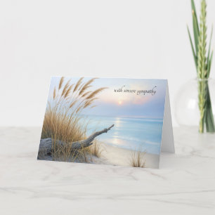 Carte Sympathie du matin de la plage paisible