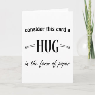 Carte Sympathie et encouragement de Letterpress - étrein