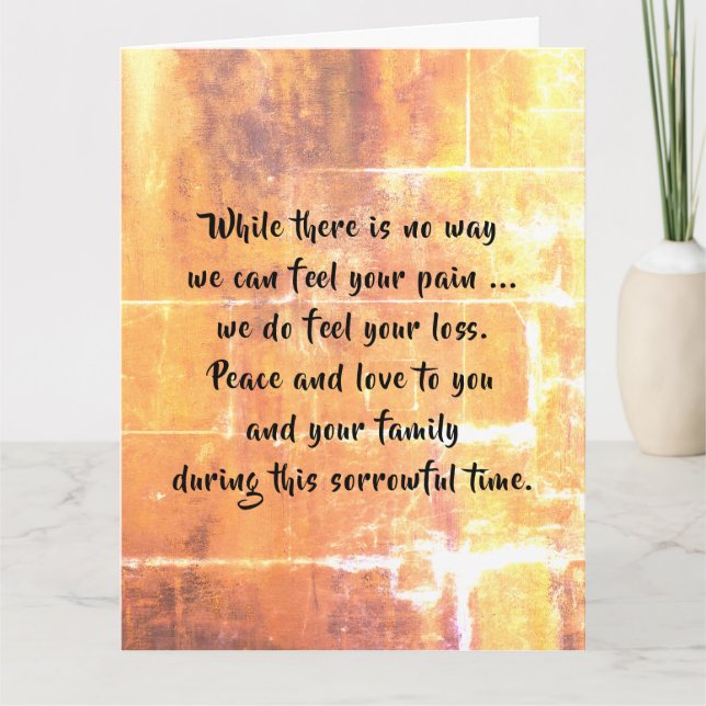 Carte Sympathie par dalDesignNZ (Devant)