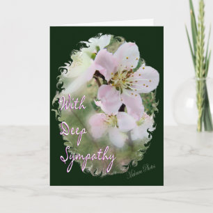 Carte Sympathie Peach Blossom