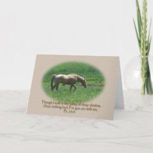 Carte Sympathie picoseconde de cheval de palomino. 23