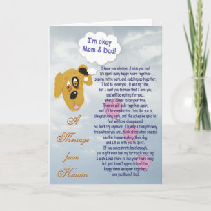 Carte Sympathie pour animaux de compagnie/Chien-Maman & 