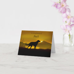 Carte Sympathie pour chien Nom de chien personnalisé au