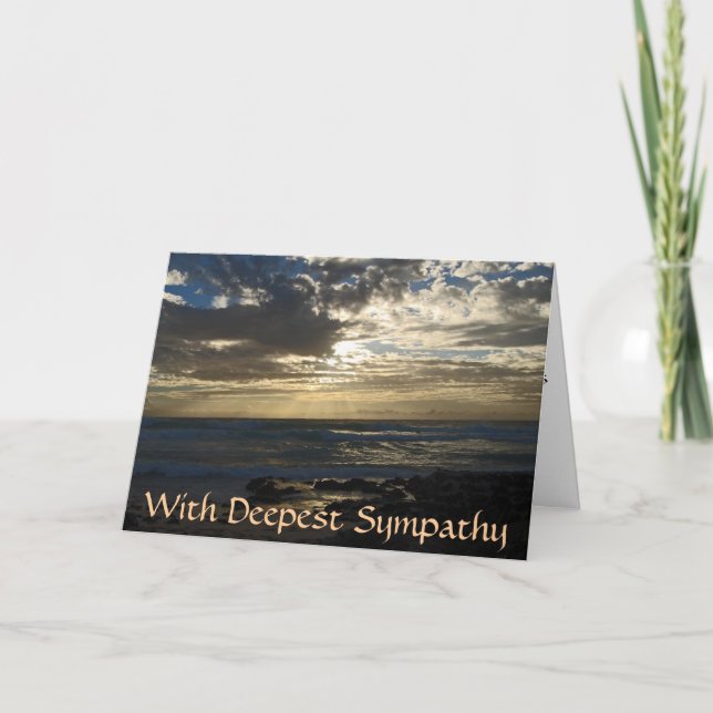 Carte Sympathie pour la perte de mère (Devant)