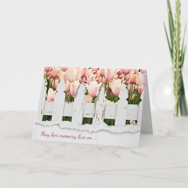 Carte Sympathie pour le jardin des tulipes hollandaises (Devant)