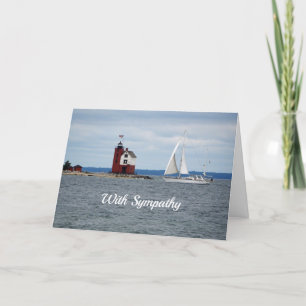 Carte Sympathie pour le phare de voilier