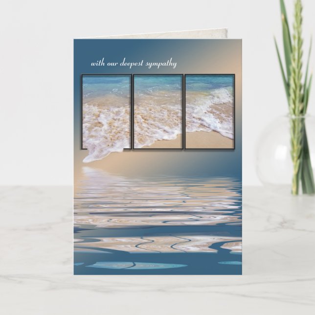 Carte sympathie pour les surfs océaniques (Devant)