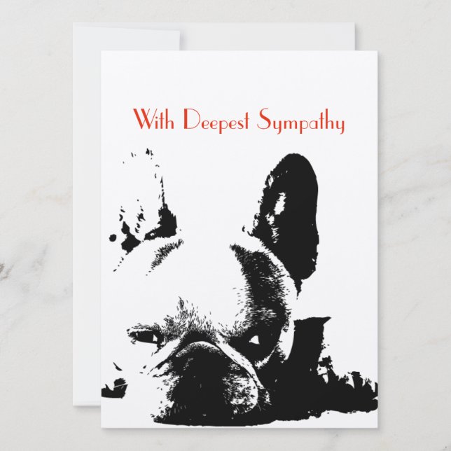 Carte Sympathie profonde (Devant)
