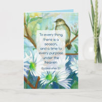 Sympathie religieuse Ecclesiastes 3:1 Écriture Pri