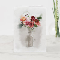 Sympathie vintage au bouquet de rose