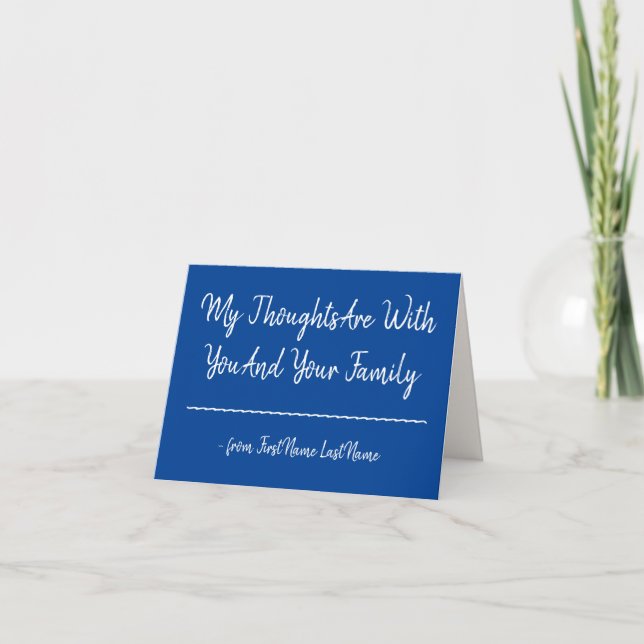 Carte Sympathique simple (Devant)