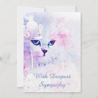 Carte Sympathy Cat