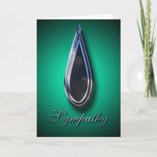 Carte Sympathy classique   Tristesse Pour Perte