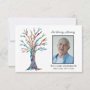 Carte Sympathy Funeral Memory Merci Photo