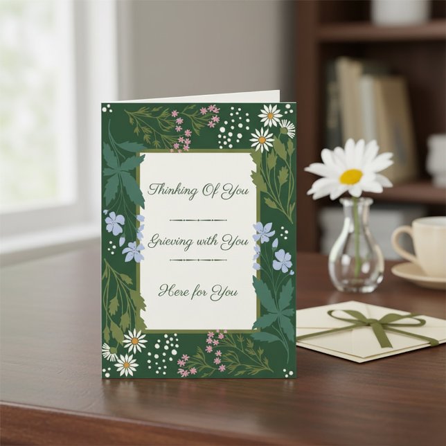 Carte Sympathy & Grief Support Card | Thinking of You (Créateur téléchargé)