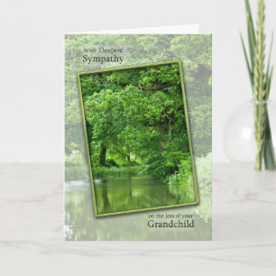 Carte Sympathy loss of grandchild