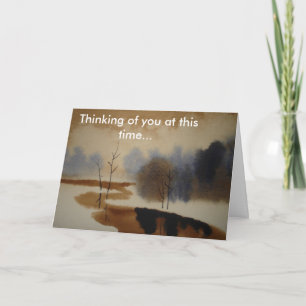 Carte Sympathy Peaceful Sympathy Card