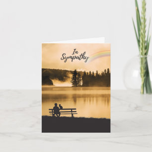 Carte Sympathy pour animal - Sympathy Rainbow Cat