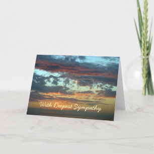 Carte Sympathy sunset clouds
