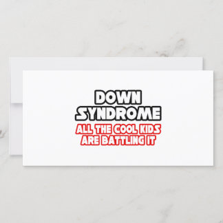 Carte Syndrome de Down...Enfants Cool