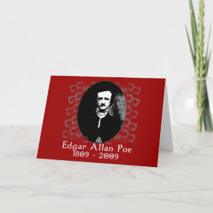 Carte T-shirt 1809-2009 d'anniversaire d'Edgar Allan Poe
