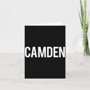 Carte T-shirt cadeau drôle pour fan de Camden Cool New J